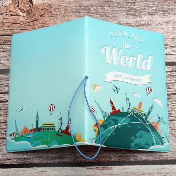 Passdekke Passholder Passdeksel Etui Organizer Reise Lommebok Organizer Kort Etui
