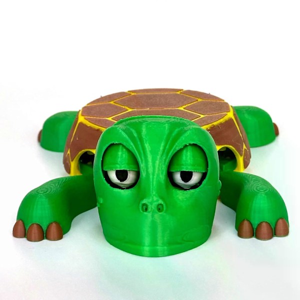 Sköldpaddsmugghållare - Rolig Sköldpaddsunderlägg med Öppna Ögon, 3D-Printad Mugghållare med Lyftbara Lemmar & Uttrycksfullt Ansikte för Sköldpaddsälskare, Presentidé 1pc