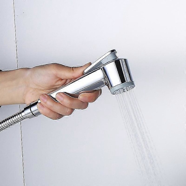 Handdusch med avtryckarspray, kromfinish