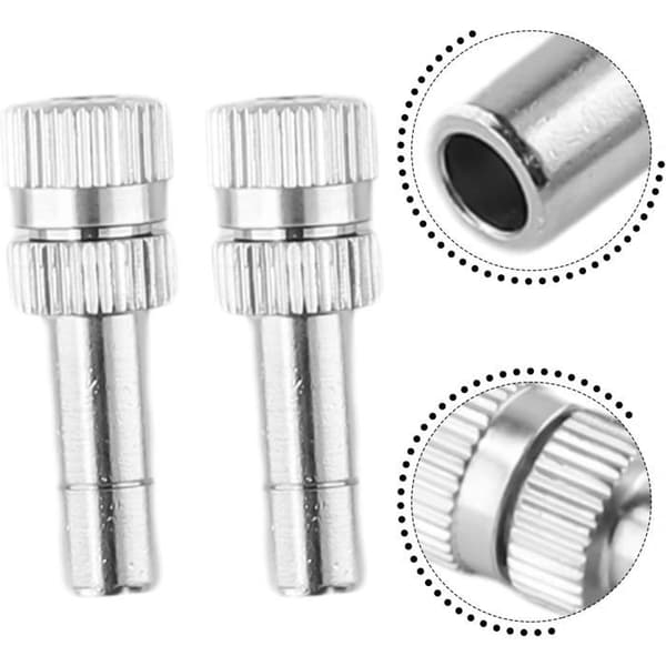 Pakke med 10 6 mm quick-connect tågedyser til havevanding, drivhus, vanding