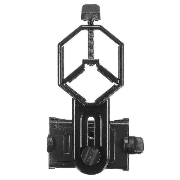 Mobiltelefonadapterholderbeslag til teleskop, kikkert, mikroskop, udsigtskikkert (1 stk, sort)