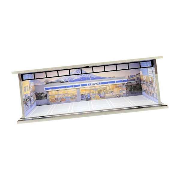 1/64 Modellbil Displayfodral Fordonsmodellfodral för Leksaksbilar Modell Samlare