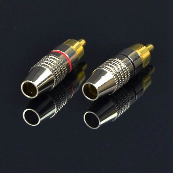 Högtalarkablar till RCA-kontakter Adapter, 2-kanals (0,3 meter)