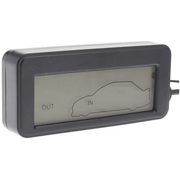 Biltermometer, digitalt biltermometer for innendørs og utendørs temperatur