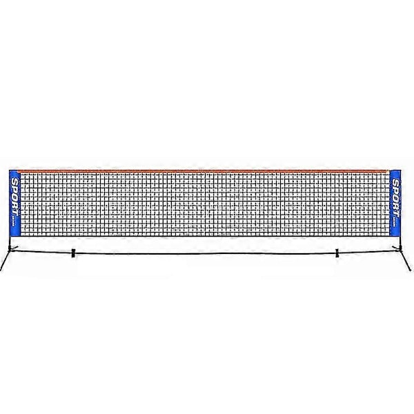 Bærbar Foldbar Tennisnet Til Børn Og Voksne Kort Tennisnet (1 Stk, Sort)  (Uden Beslag) 6.1m