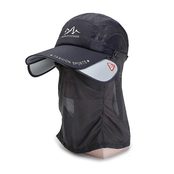 Side Border Let Solcreme Fiskehat, Side Border Solcreme Fiskehat Dark Grey