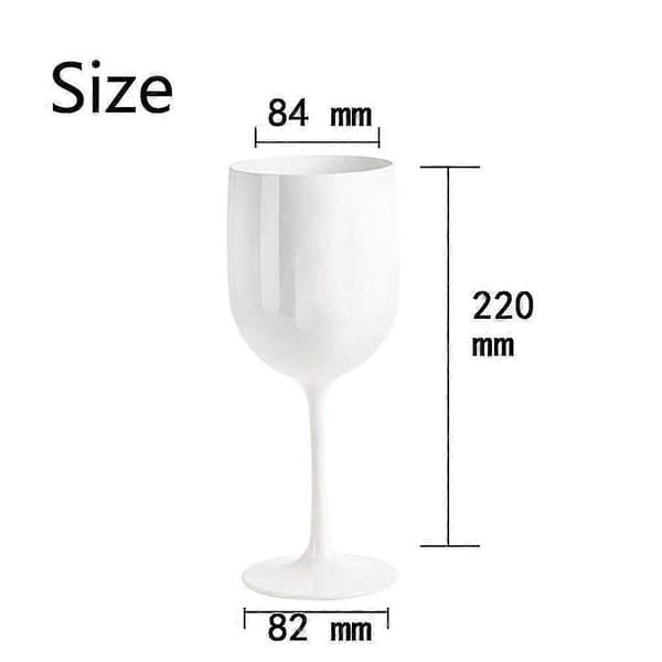 Elegante og uknuselige vinglass, plastvinglass, meget knusesikre vinglass A