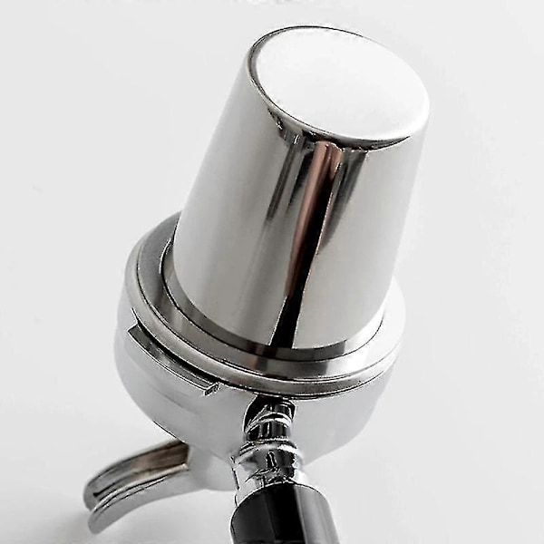 57mm 50mm Kaffedosering Kopp Snusekrus For Espressomaskin Slitesterk Rustfritt Stål Kaffedosering Kopp Drop Shipping Silver 57mm