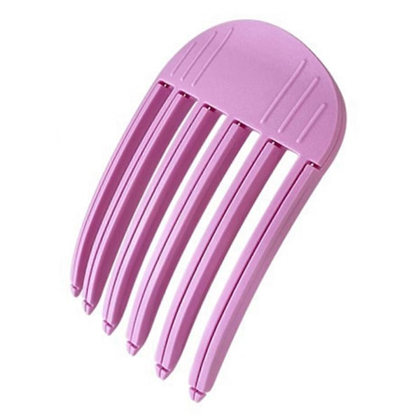 Pannelugger for kvinner, enkle å bruke, DIY hårrullere for styling, klipping, seksjonering av salonghår Purple Large