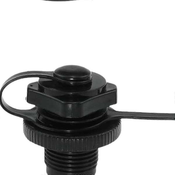 2x Oppblåsbar Båt Luftventil Skrue Kajakk Ventiladapter for Flåte Fiskebåt