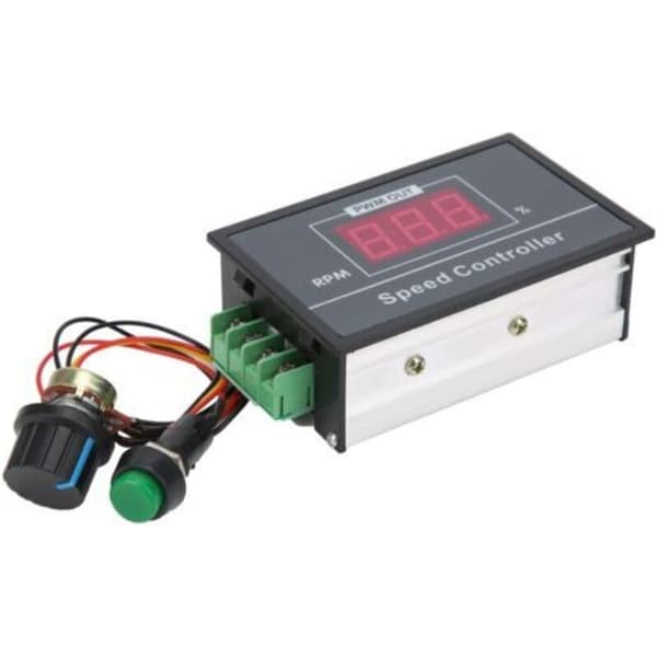 PWM DC Motorhastighetskontroller (PWM) 60V 12V 24V 48V Justerbar Motorhastighetsregulator