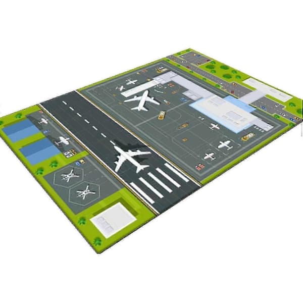 Flygplatsdesign Lekmattor för pojkrum, 120*180cm 100x150