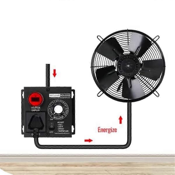AC Motor Hastighetskontroller 120V, Variabel Hastighetskontroller Viftehastighetskontroller, Motor Variabel Volta