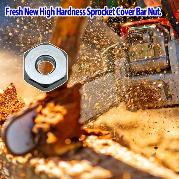 Sett med 5 erstatningsmuttere for Stihl MS240 MS260 MS270 MS280 MS290 MS310 MS390 MS340 MS360 MS360C MS440 MS460 MS640 MS650 MS660 Motorsag