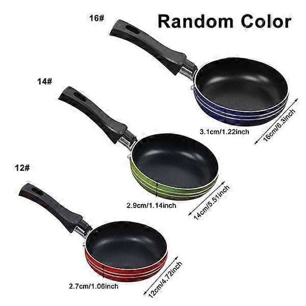 1 stk. Mini stekepanne Non-stick panne Egggryte Frokostgryte 16cm