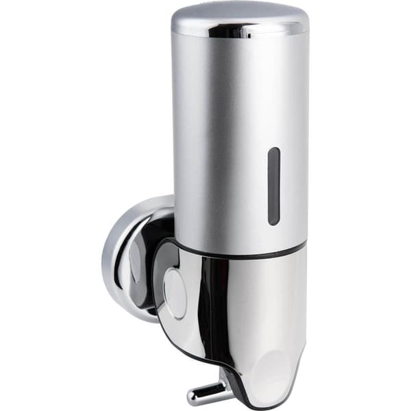 Genopfyldelig flydende håndsæbedispenser Enkeltflaske sæbe- og brusedispenser Vægmonteret håndsæbedispenser Kammer brusedispenser 16.9OZ (500ML)