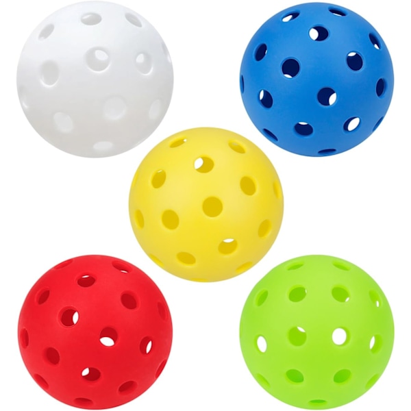 3-pack Pickleballbollar 40 hål Utomhus Pickleballboll Pickleballs ihålig träningsboll med flera färger Blue