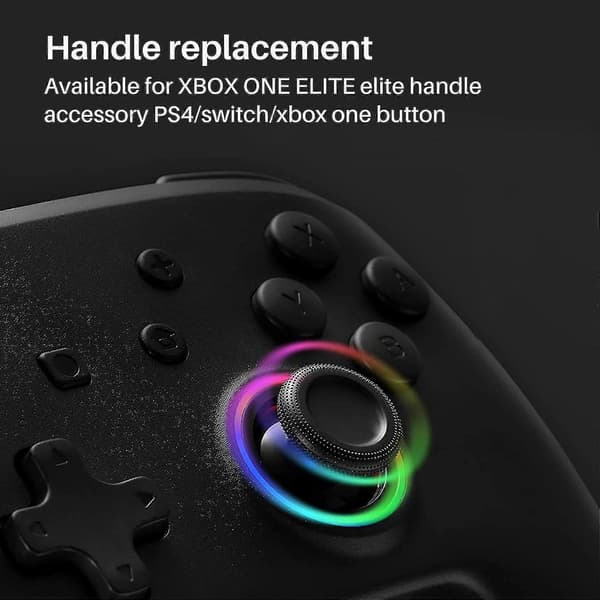 6-i-1 udskiftelige tommelfingergreb reservedele til Xbox One Elite Controller - Sort