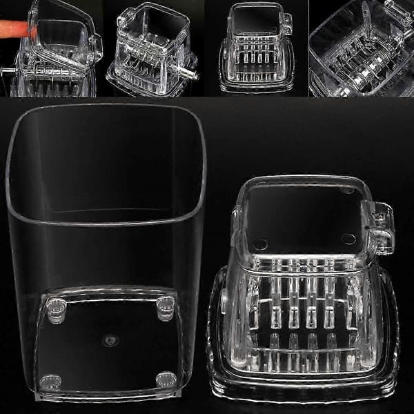 Hjemmeisknuser til cocktails, 1,25L manuel slushicemaskine