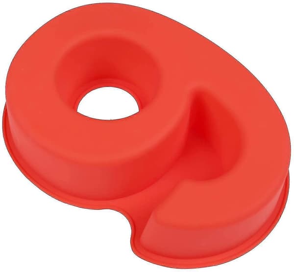 Silikon Digital Stor Størrelse 6 Bakeform Jubileum Bursdagskake 20 X 25 Cm -Sy