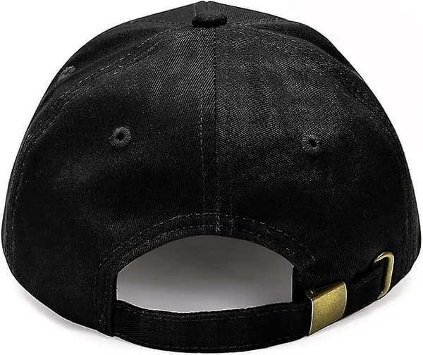 Baseball Cap Herre Dame Cap Justerbar Fodpanel Baseball Cap Hat Udendørs Baseball Cap Black