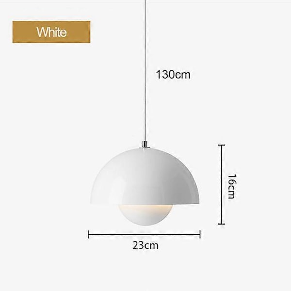 Modern Blomkruka Pendellampa Halvcirkelformad Restaurang Hängande Taklampa Inomhus Vardagsrum Bar Köksö Lampor Warm White 3000K White