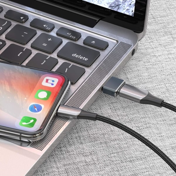 USB till USB-C-adapter 2-pack, USB-C hane OTG-laddare Typ C-konverterare för Apple Watch Ultra 7 8 9, iPhone 15 14 13 Plus Pro Max, AirPods 3, iPad Air