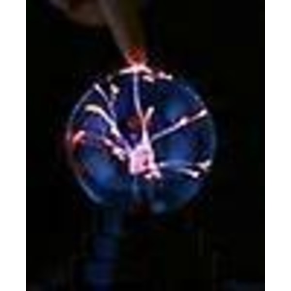 Magisk Plasmakugle Plasma Ball Lysende Bærbar Kugle Elektrostatisk Kugle Berøringsfølsom Lynkugle