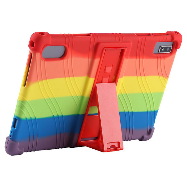 Tablet-fodral för Blackview Tab 12 Stöttåligt Silikon+PC Skyddsfodral med Ställ Multi color