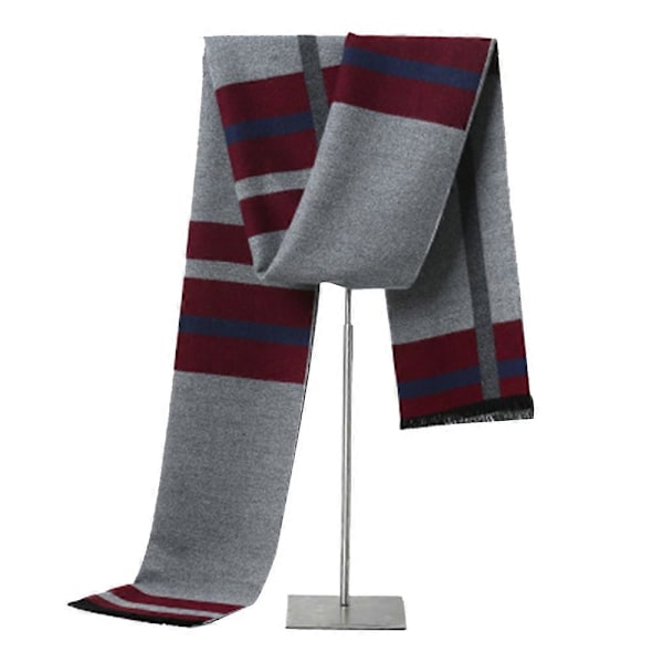 Varmvädershalsduk Tjock K cashmere-halsduk för män stil 1