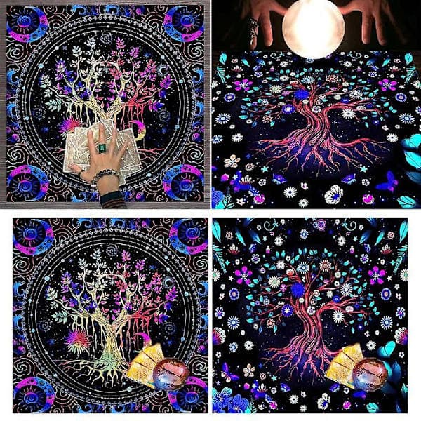 Brädspel Astrologiska Orakel Bordsduk Kortmatta Spådomar Bordsduk A 60x60cm