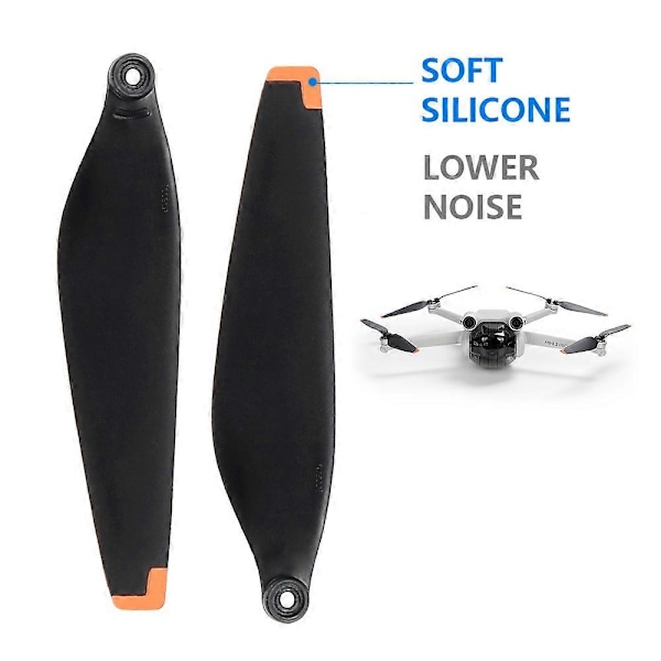 Lett dronepropeller for Mini 3 Pro, erstatningsbladstilbehør, vifteblader for DJI Mini 3 Pro 8Pairs