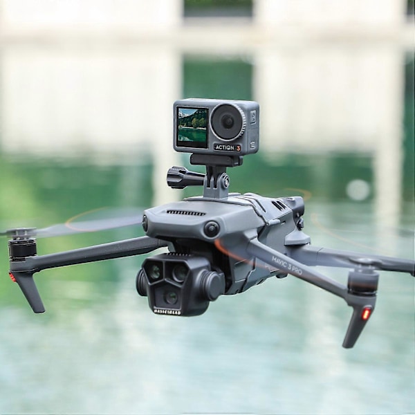 SUNNYLIFE GZ580 Multifunktionel Plastik Adapter Kamera Mount Beslag til DJI Mavic 3/3 Pro/3 Classic