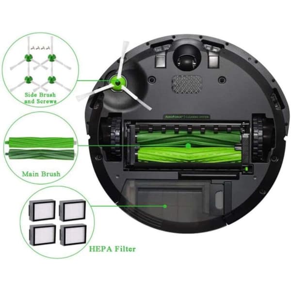 Støvsugertilbehør Dele til iRobot Roomba i3 i4 i7 i7+/i7 Plus j7-