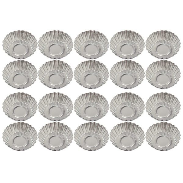 Aluminium Cupcake Kageform Bageforme Varm Jelly Form Bageplader 20 stk