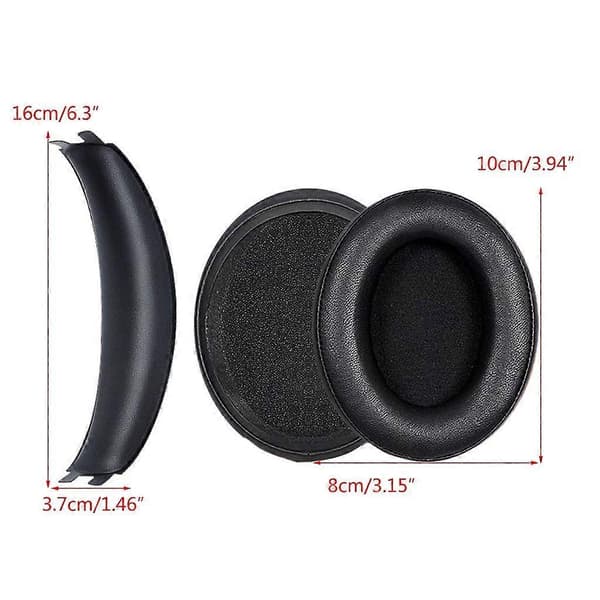 Korvatyynyt Korvapehmusteet Sienityyny Pääpanta HyperXCloud Flight S -kuulokkeille A