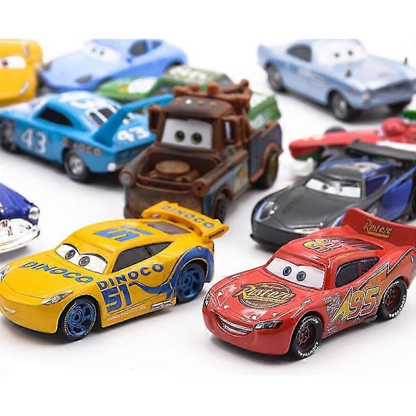 Kannettava säilytyslaatikko Lightning McQueen -autoille, johon mahtuu 30 kaksikerroksista autoa, pysäköintiin, leluihin, lasten lahjapoikiin - ajoneuvolelut 25