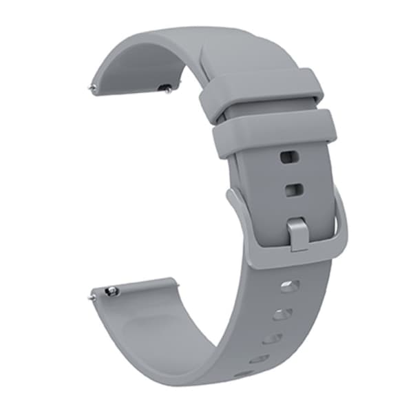 SKALO Silikon Armbånd til Amazfit Bip/Bip U/Bip U Pro/Bip S - Flere Farver gray