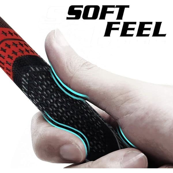 Sæt med 13 skridsikre golfgreb i standardstørrelse med ergonomisk greb for kontrol