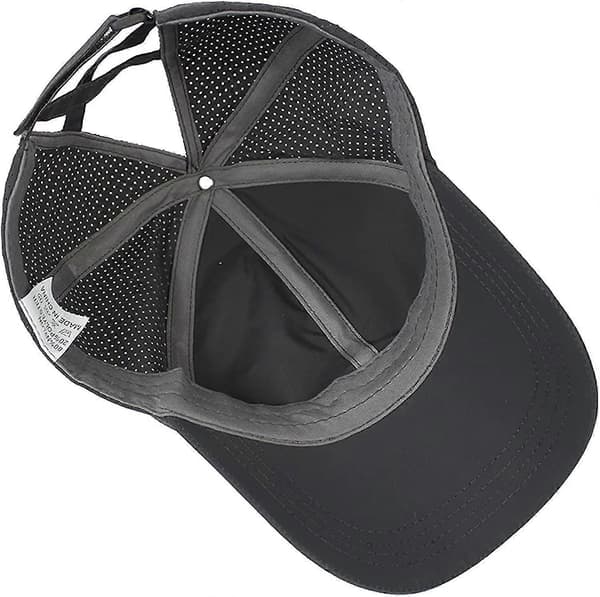 Basebollkeps med hästsvanshål Navy Blue