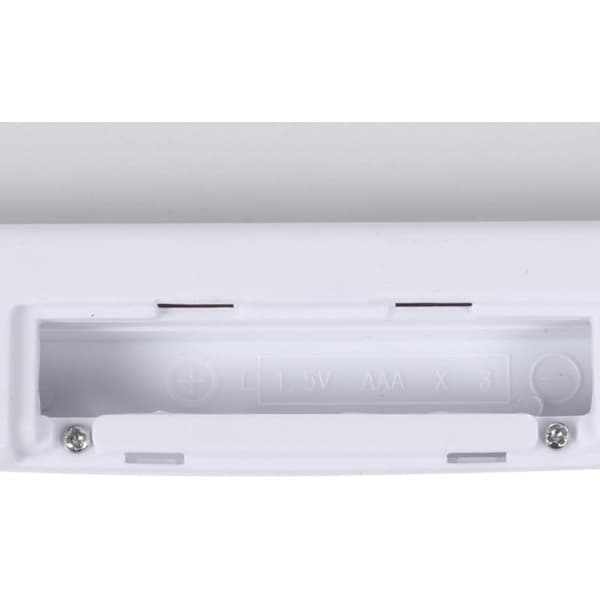 Flat boklampe for lesing i seng om natten, klar LED-bok, helside lyspanel, flat lampe, trådløs White