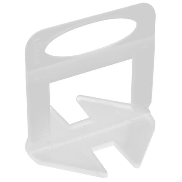 400 stk. Flisnivelleringssystem Klips 1,5 mm DIY Flis Nivelleringsavstandsstykker Flisnivelleringssystem For Profesjonelle