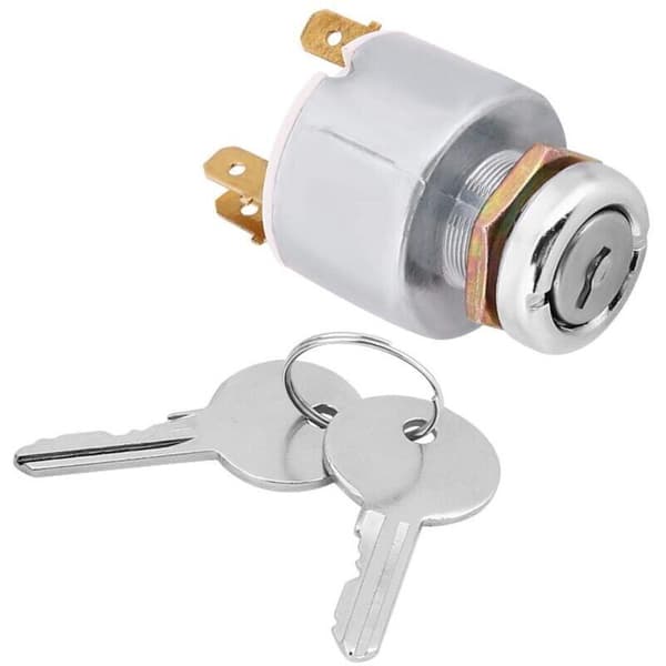 12V 3-positions ON/OFF Motorstart Nøgle Tændingskontakt med Universal Nøgle