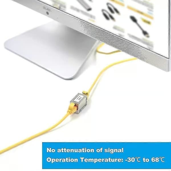 2025 Senaste modellen 5-pack Cat6A Ethernet-adapter koppling patchkabel RJ45-adapter Cat6 LAN-kontakt förlängning LAN