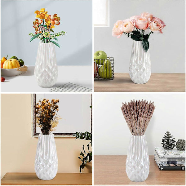 Keramisk vas, bordsvas i modern minimalistisk stil, heminredning för eldstad, sovrum, kök, vardagsrum B