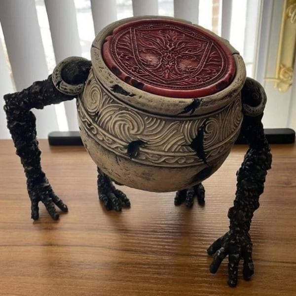 Elden Ring Pot Boy Statuer med Innebygde LED-Lys, Elden Ring Gamer Samleobjekter