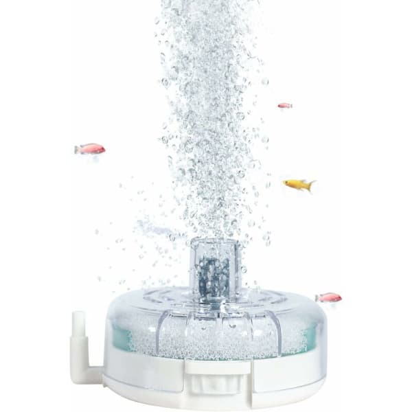 filter til akvarier, akvariefilter med luftsten, svampefilterpude og biokemisk filtermateriale, lydløst filter til 10-25 liters akvarier