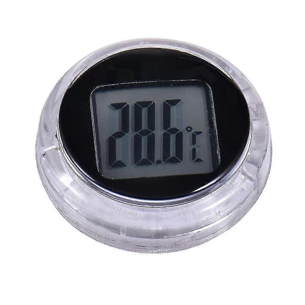 Motorcykel Termometer Vand Termometer Måler Sort Digital Skive