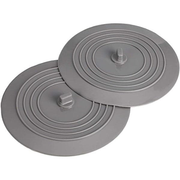 2-pak 15 cm Universal Silikone Gummi - Badekarsprop Afløbsdæksel til Køkken Badeværelse Vask Badekar
