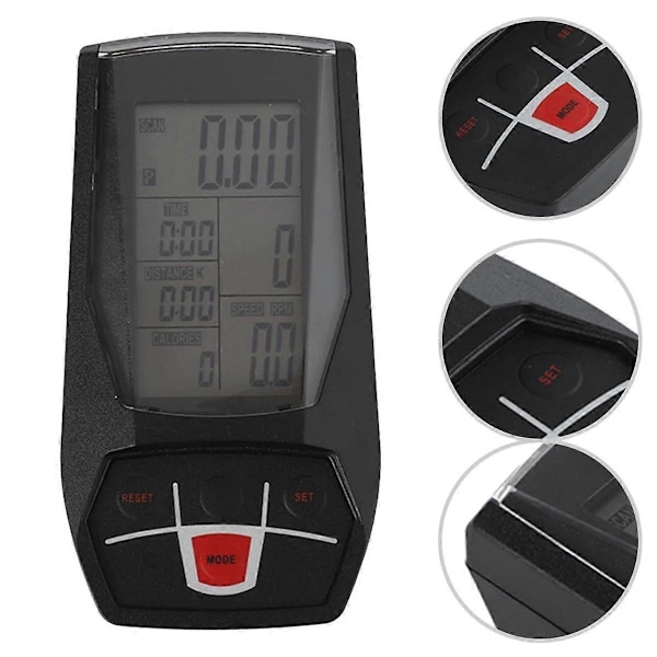 Indendørs Cykel & Motionscykel Monitor Speedometer Stationær Cykel Computer Monitor Gym Adgang
